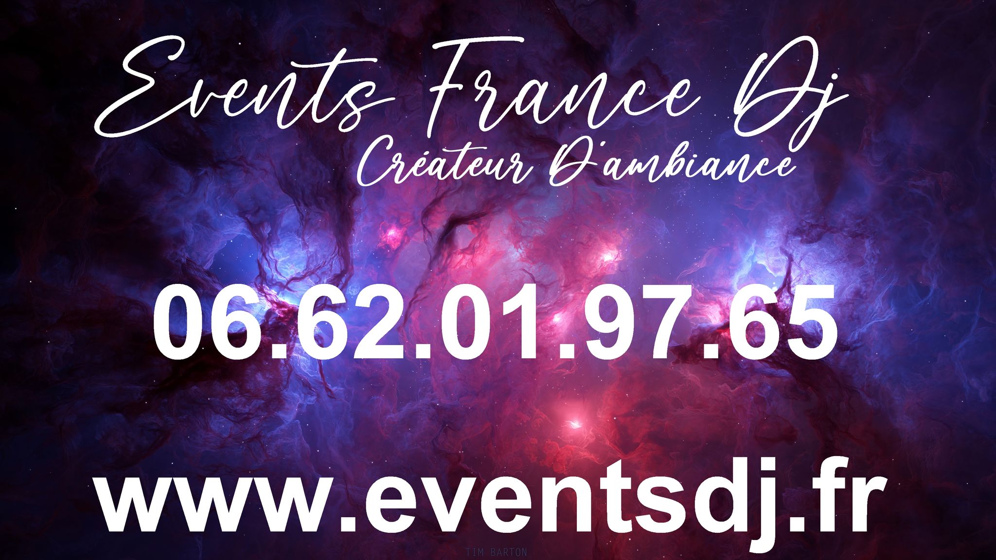 Events France Dj  (Créateur D'ambience) Tel: 06.62.01.97.65    Un Clique Sur L'image Pour etre Sur Le Site.